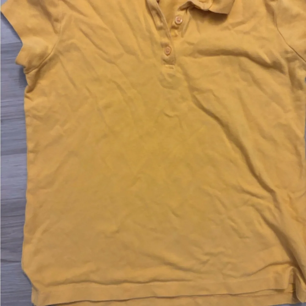 The Children's Place Yellow Short Sleeve Polo Tee